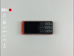 Fone de ouvido 320x240 Li Ion Battery Mobile Card Slot TFT exterior Sim Card Phone duplo