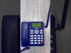 O telefone da linha terrestre do leitor de mp3 CDMA 800MHz DLNA ZT868C risca Handfree fixou o telefone da linha terrestre