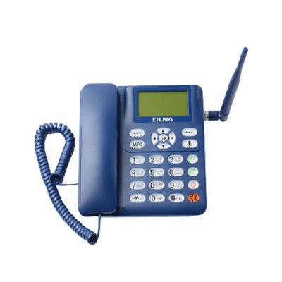 Telefone da mesa de DLNA com tempo de espera longo do telefone Desktop sem corda de Sim Card G/M
